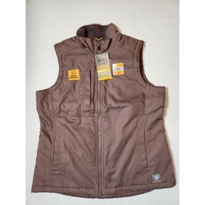 Ariat Rebar DuraCanvas Insulated Vest – Women’s XL – Peppercorn – Like New